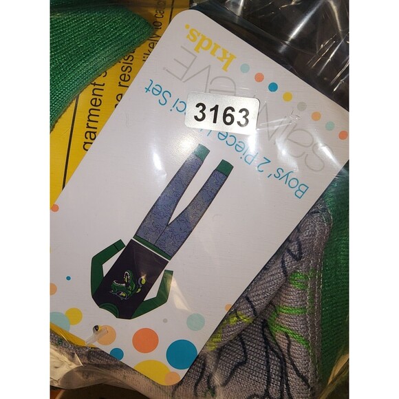 Saint Eve Pajama Set Boys Size 4 Dinosaurs Long Sleeve Lightweight - Picture 6 of 6